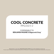 Glidden Fundamentals Cool Concrete / Beige, Flat Exterior Paint, 1 Gallon