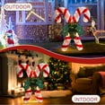 thumbnail image 7 of Lighted Christmas Candy Canes Tinsel Decoration,Pre-lit Light Up With Warm LED Light,Christmas Decoration for Indoor Outdoor,Holiday Decoration, 7 of 7