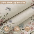 thumbnail image 3 of Wonnitar 2x6 Floral Runner Rug for Hallways, Beige Washable Kitchen Runner Rugs, Soft Low Pile Runner for Laundry Bedside, 3 of 9