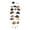 White, variant on 7-Tier Rotatable Hat Rack with Wheels, Freestanding Iron Hat Display Stand with 35 Holders, for Home Retail Store Use