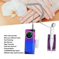 thumbnail image 4 of Máquina pulidora de uñas eléctrica, juego de limas de uñas con carga USB de 30000RPM, 2600mAh, con 6 brocas para uñas, 4 of 8