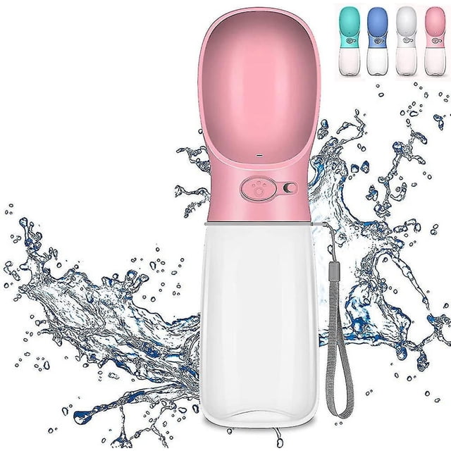 Botella de agua para perros de 550 ml, botella de agua portátil para perros, botella para beber para perros y gatos, perro
