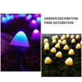 thumbnail image 4 of Multi Color IP66 Waterproof Solar LED Light Mushroom Garden Decor Lights colorful 3.8M 10LED, 4 of 8