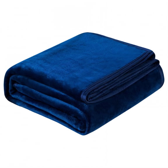 AUQ Throw Blanket,Lightweight Autumn Blanket Bed Blanket,Soft Touch Finish Cute Blanket,NavyBlue,70*78in