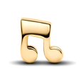thumbnail image 4 of 925 Sterling Silver Golden Music Note Charm Bead for Bracelet Charms Bangle Pendant Jewelry, 4 of 4