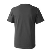 Ma Croix Mens Crew Neck T-Shirts Solid Short Sleeve Tee (X-Large, Charcoal)