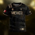 thumbnail image 6 of 2026 New Mexico Soccer Jersey Kids, Mexican Jersey Soccer T-Shirt, Mexico National Team Pattern Crew Neck Short Sleeve Athletic Casual Football Top for Kids, 6 of 9