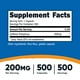 thumbnail image 2 of Nutricost Caffeine Pills, 200mg Per Serving (500 Caps), 2 of 5