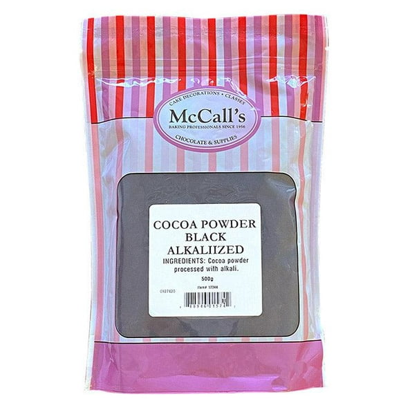 McCall's Poudre de Cacao Alcalinisée Noire, 500 Grammes 1 Compte