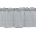 thumbnail image 4 of AMLESO Semi Sheer Valances Rod Pocket Light Filtering Straight Drapery Breathable Polyester Lightweight Short Curtains for Office Kitchen Balconies grey, 4 of 8