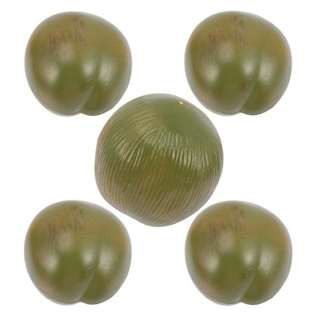 

5Pcs Artificial Coconuts Hawaiian Party Tropical Party Fake Coconuts Pendants