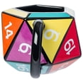 thumbnail image 4 of Silver Buffalo Dungeons &amp; Dragons D20 - Taza esculpida 3D de cerámica, 20 onzas, 4 of 6