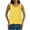 Yellow, variant on Wyobmus Womens Cross Backless Tank Tops Casual Sleeveless Open Back Tops Solid Color Cute Round Neck Flowy Shirts Olive Green