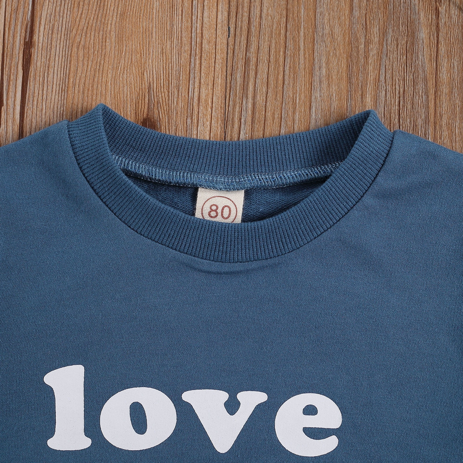 EYIIYE Toddler Baby Boy Girl Crewneck 