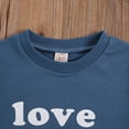 thumbnail image 5 of WSEVYPO Toddler Baby Boy Girl Crewneck Sweatshirt Top, Infant Love You More Shirt, Unisex Baby Valentine 's Day Clothes, 5 of 6