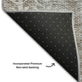 thumbnail image 3 of Addison Rugs Mayfield Washable Transitional Stripes Khaki Runner Rug, 2'3" x 7'6", 3 of 5