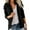 Black, variant on Coats for Women Shacket Jacket Daily Fall Long Sleeve Solid Color Zipper Waistband Cool Lapel Jacket Fashion Casual Jackets Army Green-L