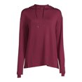 thumbnail image 5 of Athletic Works Women's French Terry Mock Neck Hoodie, Sizes XS-XXXL, 5 of 5