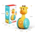 thumbnail image 5 of SNNROO Baby Toys for 6 Months Plus,Musical Toys Cartoon Giraffe Zebra Tumbler Toys for Baby Toddlers,Sound Toy with Music and LED Light,Early Educational Toys Games Baby Gifts for Kids Boys Girls, 5 of 5