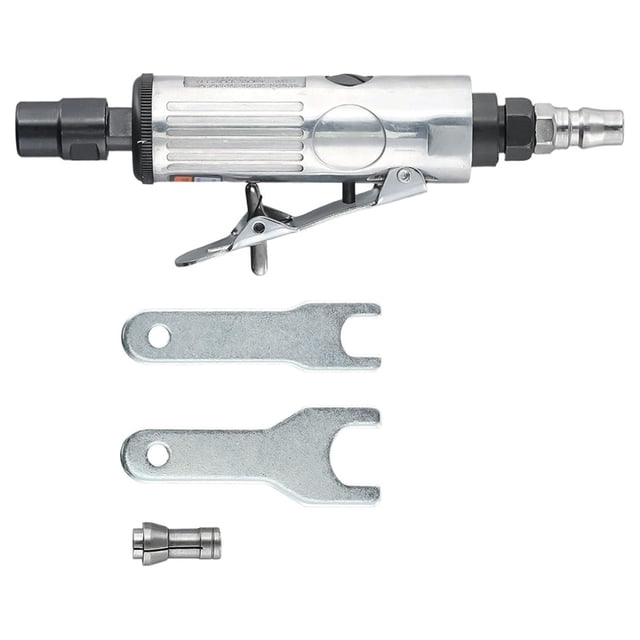 Pneumatic Air Die Grinder, 20000-23000 RPM High Speed Polisher and Engraving Tool for Metal Moulds, Rear Exhaust Design