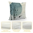 thumbnail image 4 of COMIO  Blue Moon Abstract Landscape Home Bedroom Decorations Soft Throw Pillow Cover, Watercolor Drawing Boho Pillow Case Pillowcase,, 4 of 5