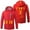 Red, variant on sususu Men's USB Heated Jacket with Detachable Hat Windproof Area Heating Coat for Outdoor Hiking Charging - Blue