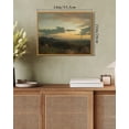 thumbnail image 3 of Drsoum Vintage Village Landscape Wall Art 11x14in Natural Framed Prints Classic Retro Farmhouse Rustic Decorations for Living Room Bedroom, 3 of 6