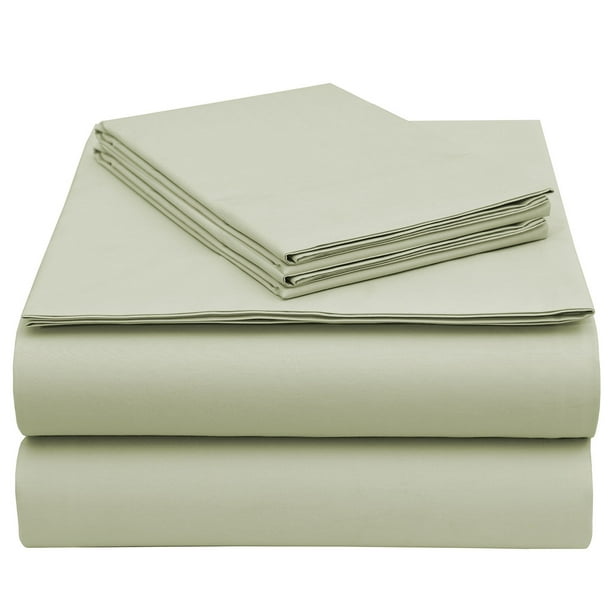 EnvioHome 300 Thread Count Organic Cotton Sheet Set Full, Natural