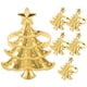 thumbnail image 4 of 6 broches para servilletas de árbol de Navidad, anillos para servilletas de árbol de Navidad, soportes decorativos para servilletas navideñas, 4 of 8