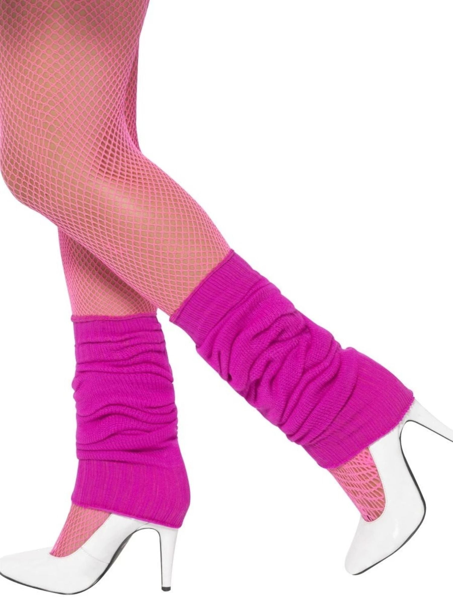 Ladies Womens Opaque Neon Full Foot Tights Fancy Dress Party Costume Accessory » 