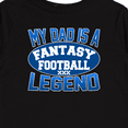 thumbnail image 4 of Inktastic My Dad is a Fantasy Football Legend Boys or Girls Long Sleeve Toddler T-Shirt, 4 of 5