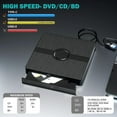 thumbnail image 2 of External Bluray DVD Drive USB 3.0 Portable 3D Combo Optical Drives CD DVD Recorder, 2 of 7
