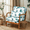 Green Floral-1 piece, variant on Erinnyees 2 piece Accent Chairs, Lounge Arm Chair, Ergonomic Lounge Chairs, with Soft Waist Cushion, for Living Room, Bedroom, Green Floral