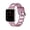 Lilac, variant on Waloo Silicone Link Looped Silicone Band for Apple Watch 40/41/42mm - Black