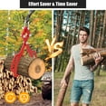 thumbnail image 5 of Accreate 18" Log Lifting Tongs with 2 Heavy Duty Steel Claws for Timber, Grapple Hook, Swivel Dragging, 5 of 9