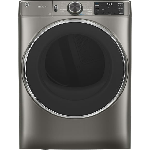 GE® 7.8 cu. ft. Capacity, 10.1 kg (IEC) Dryer with Built-In Wifi Satin Nickel - GFD65ESMNSN