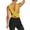 Yellow, variant on Stichou Womens Open Back Workout Shirts Cropped Yoga Tank Tops Backless 2026 Summer Spring Athletic Clothes Yellow L