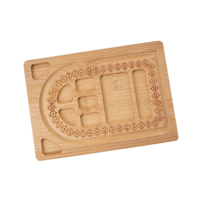 arctrm Bamboo Bead Board Bead Tray Practical Portable Professional Easy to Use Reusable