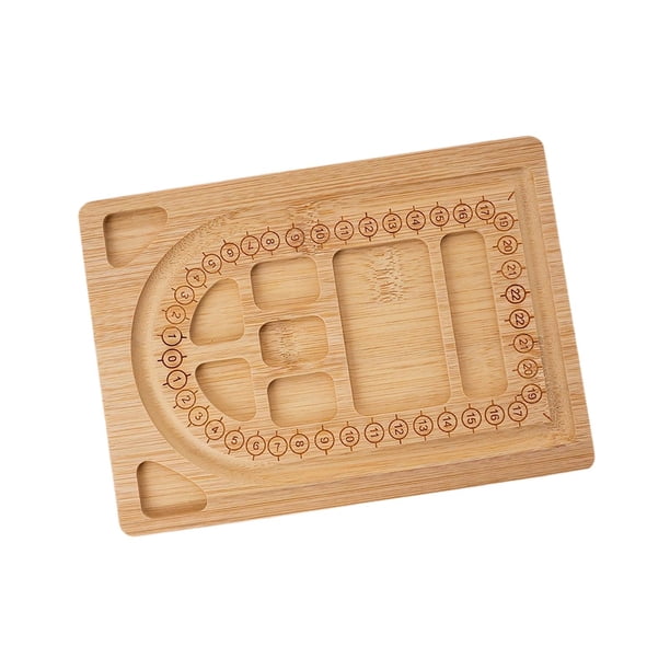 Tablero de cuentas de madera para hacer joyas, multifuncional, fácil de sostener, compacto, reutilizable, para collares y pulseras.