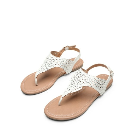 

Women s Trendy Low Heel Rhinestone-Embellished T-Strap Sandals for Casual Elegance for Adults