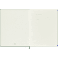 thumbnail image 3 of Moleskine Classic Notebook, Hard Cover, XL (7.5" x 9.75"), Squared, Myrtle Green, 3 of 7