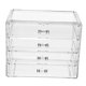 thumbnail image 4 of HOOWIFFY 1Ud Caja De Cosméticos Transparente Con Múltiples Cajones Para, 4 of 7