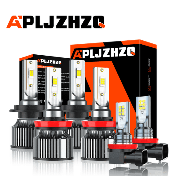 For 2013-2016 Chevy Traverse 6x Combo LED Headlight Fog Light Bulbs Kit