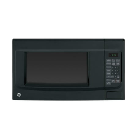 GE GCST14S1WBB 1.4 Cu. Ft. Countertop Microwave Oven with Weight and Time Defrost, Two-Step Child Lock, and Instant-On Controls (Black on Black)