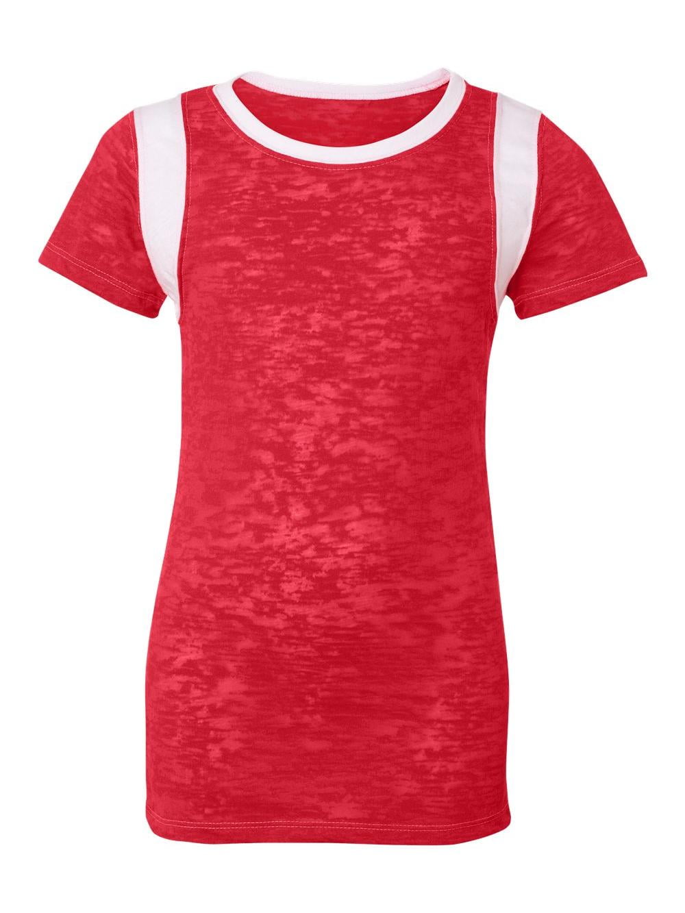 Blue 84 Blue 84 TShirts Juniors' Burnout Crewneck Football TShirt