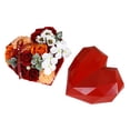 thumbnail image 3 of Hermoso y lujoso juego de jabones de rosas con aceite esencial de plantas y flores en forma de corazón. Rojo, 3 of 9