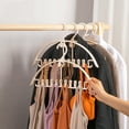 thumbnail image 2 of Fiudx Percha para Calcetines, Organizador de 9 Pinzas para Ahorrar Espacio, de Acero Inoxidable, Sin Montaje, Ideal para Guardar En El Armario, Versátil para Pantalones, Ropa Interior y Bufandas, Tam, 2 of 7