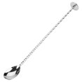 thumbnail image 2 of Professional Cocktail Spoon, Stainless Steel Bar Mixing Spoon with Long Handle for Layered Drinks, Beverage Stirring and Coffee Mixing, Bartender Essential Tool, 2 of 7
