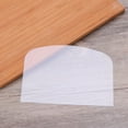 thumbnail image 3 of 2Pcs en Plastique Cuisine Cuisson Demi-Cercle Forme Crème Pâte Cake Cutter Racleur Cuisine Outils de Cuisson (Transparent Doux), 3 of 8