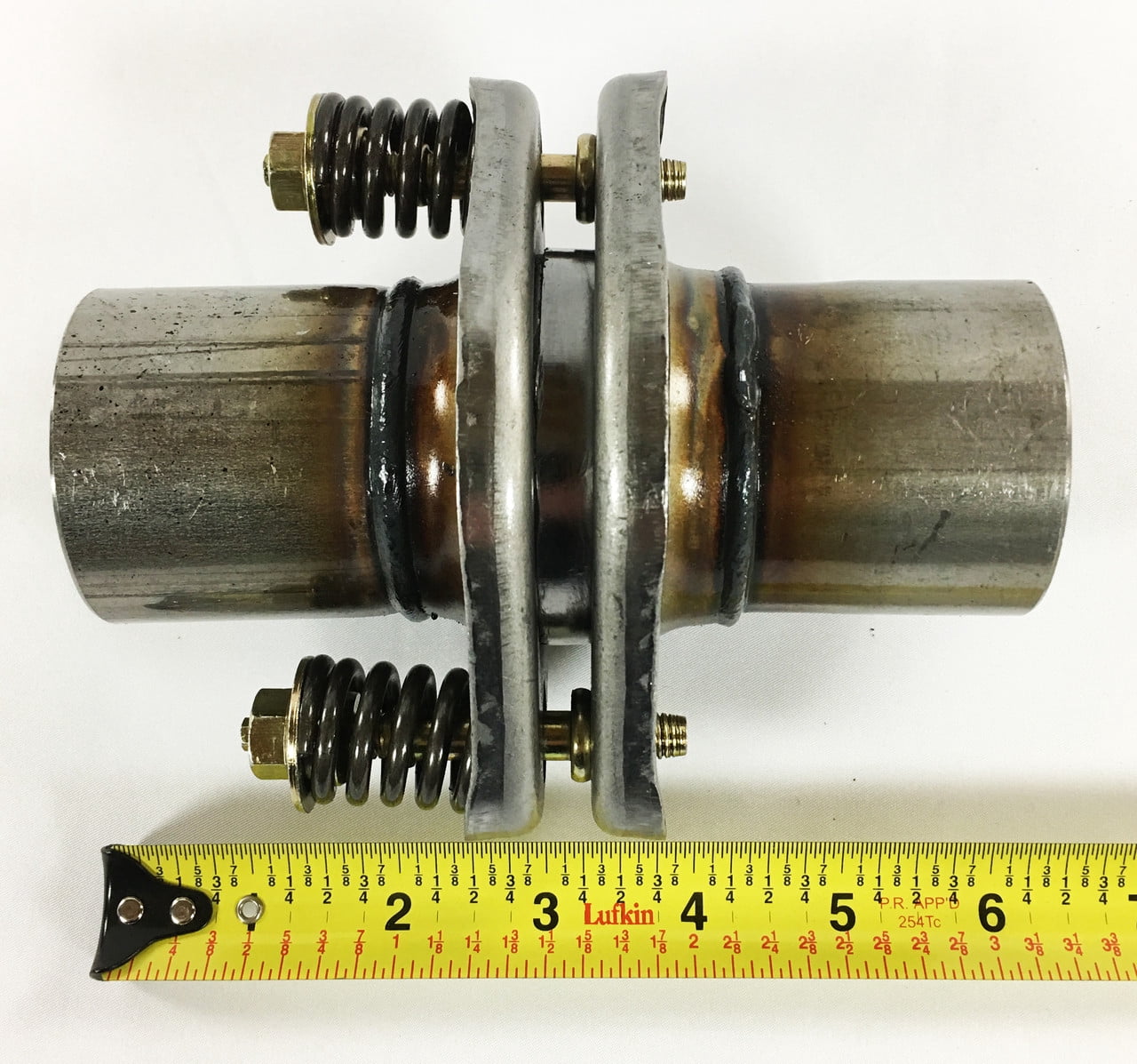 Exhaust Flex Spring Joint 3.00 In Dia Inlet 3.00 In Outlet 6.00 In Long Wesdon Spring Flanges